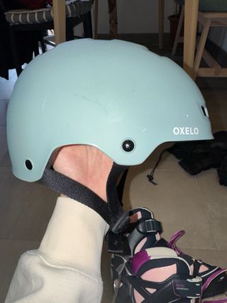Patines en línea Oxelo + casco + protecciones