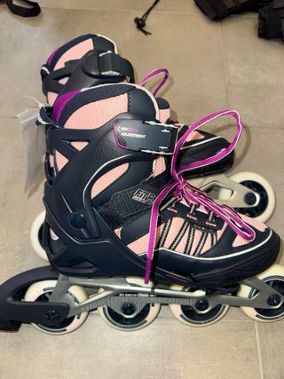 Patines en línea Oxelo + casco + protecciones