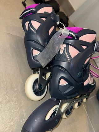 Patines en línea Oxelo + casco + protecciones