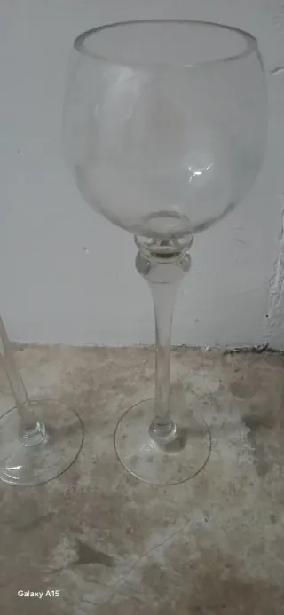 Copas decorativas de cristal