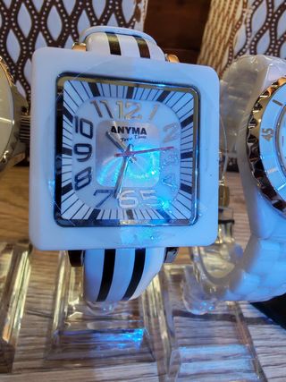 Set 3 Orologi Donna Bianchi e Oro