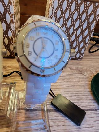 Set 3 Orologi Donna Bianchi e Oro