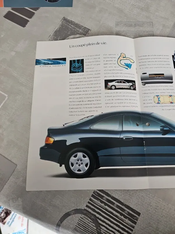 Catálogo Toyota Celica 1800 ST - 2000 GT