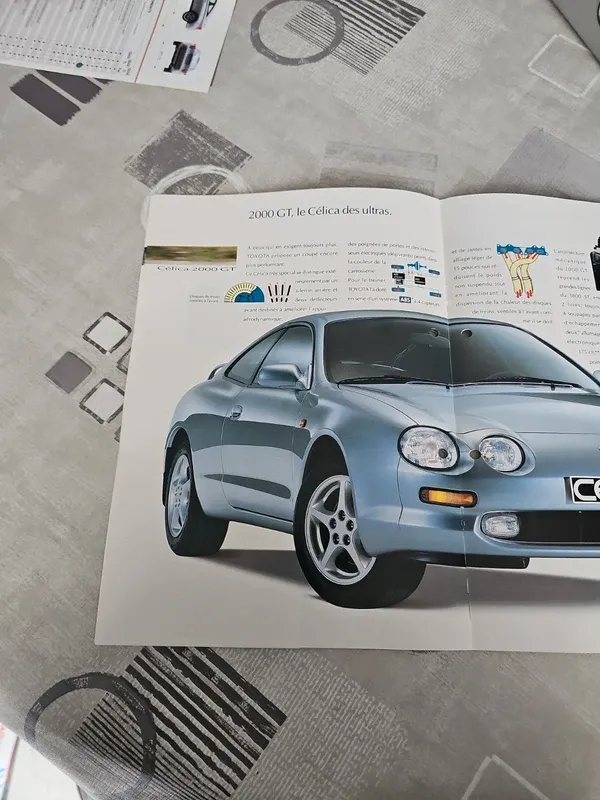 Catálogo Toyota Celica 1800 ST - 2000 GT