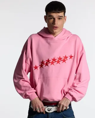 Sudadera Cold Culture rosa boxy fit S nueva
