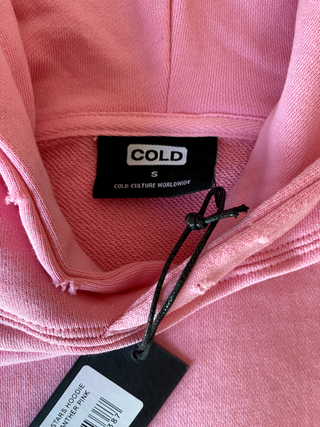 Sudadera Cold Culture rosa boxy fit S nueva
