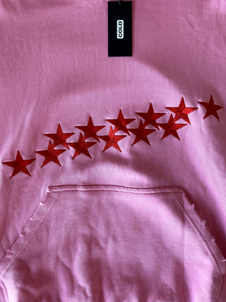 Sudadera Cold Culture rosa boxy fit S nueva