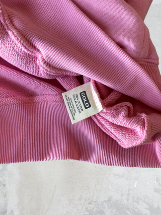 Sudadera Cold Culture rosa boxy fit S nueva