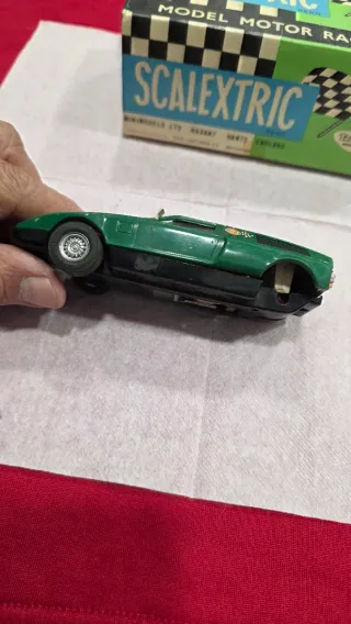 Coche Scalextric Mercedes Wankel C-111 + Caja