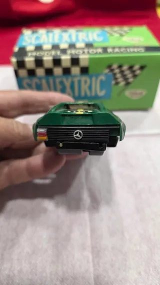 Coche Scalextric Mercedes Wankel C-111 + Caja