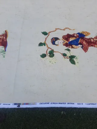 Tela motivos orientales