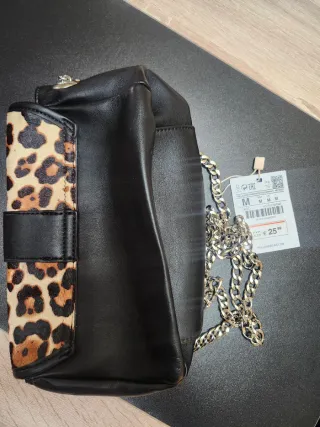 Bolso Pull&Bear Animal Print Cadena