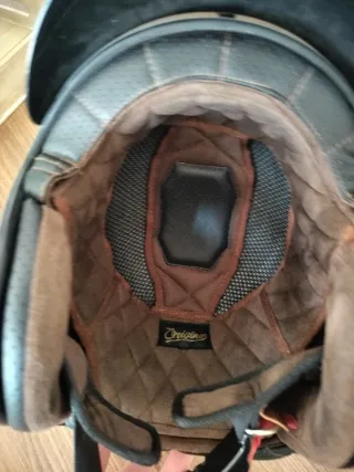 Casco Moto Vintage Lucky 13 Negro Cruiser