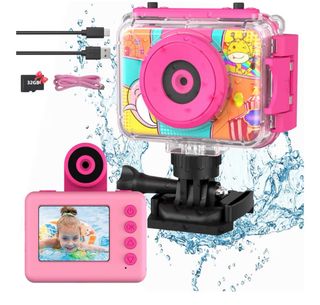 Cámara Acuática Infantil Rosa