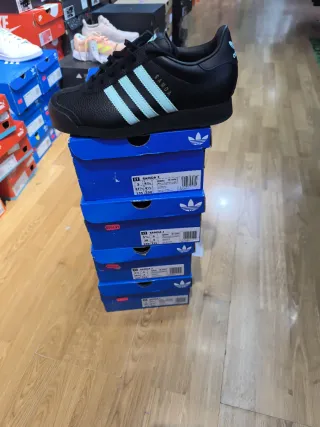 Adidas Samoa J Negro/Teal