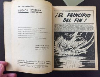 El Hombre de Hierro 7. Ediciones Vértice taco