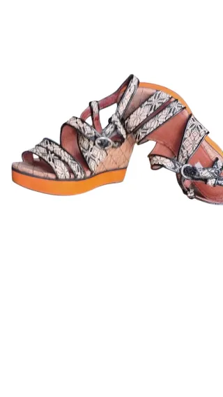 Sandalias Bimba y Lola Beige/Negro