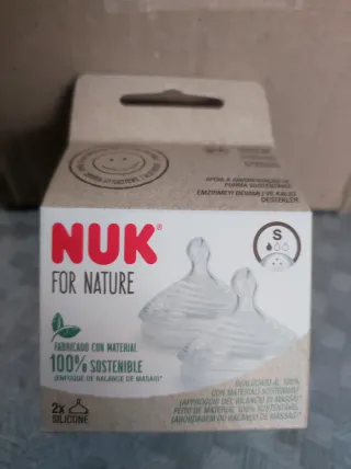 Tetinas NUK for nature Talla S (2 uds)
