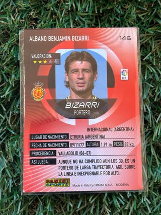 Cromos Bizarri ERROR Gimnastic MegaCracks 2006/07