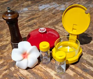 Set accessori cucina: macinapepe, saliere