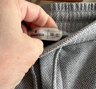 Pantalón Springfield Gris Talla 38