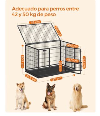 Jaula grande para perro