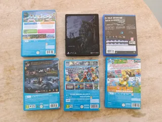 Lote Nintendo Wii U ps4 sttelbook play station caj