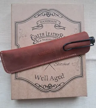 Galen Leather pen sleeve
