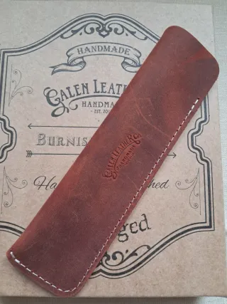 Galen Leather pen sleeve