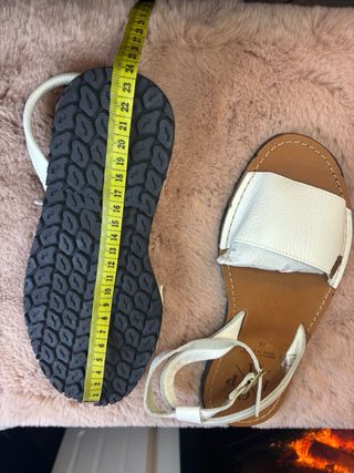 Menorquinas Popa Blancas Talla 36