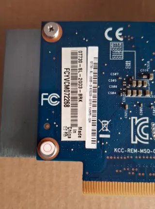 Gráfica Asus GT 730 sl-brk 2GB DDR3