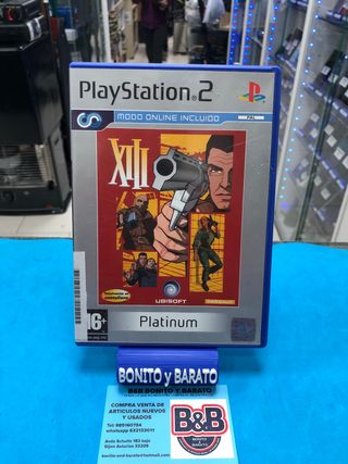 XIII Platinum PS2 (PlayStation 2)