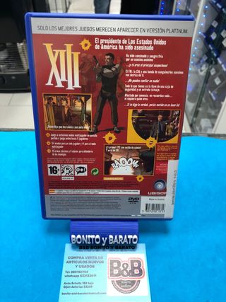 XIII Platinum PS2 (PlayStation 2)