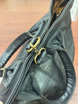 Bolso artesanal negro