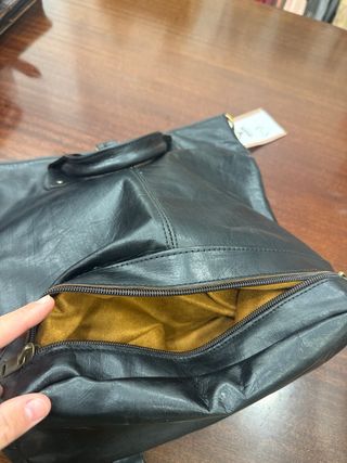 Bolso artesanal negro