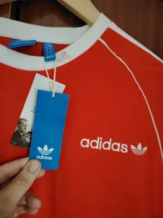 Camiseta Adidas Originals Talla L Roja