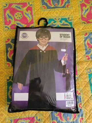 Disfraz Estudiante de Magia Talla 7-9