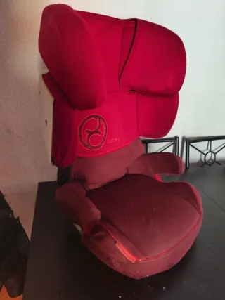Silla coche Cybex roja/burdeos
