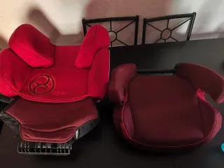 Silla coche Cybex roja/burdeos