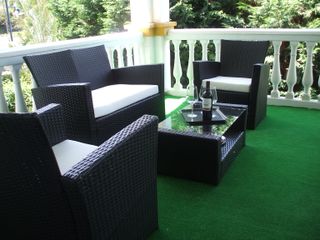 Conjunto Muebles Terraza Ratán Negro