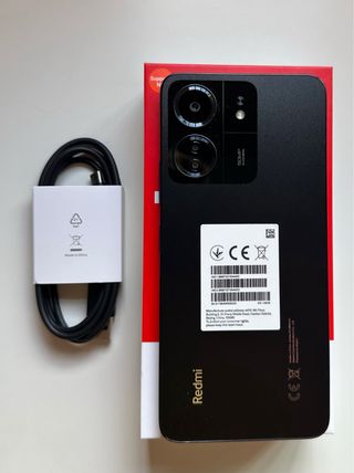 Xiaomi Redmi 13C Caja y Cable
