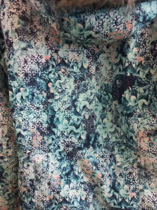 Cazadora de nieve estampada