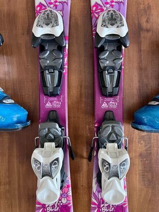 Pack Esquí Infantil bebé K2 76cm + Botas 29/32