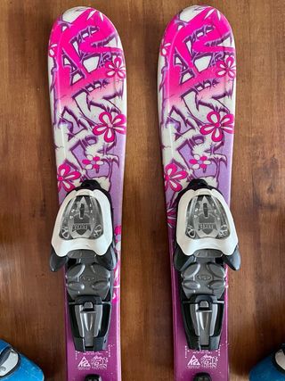 Pack Esquí Infantil bebé K2 76cm + Botas 29/32