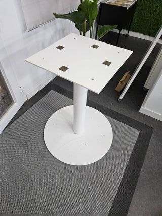 PIE DE MESA OFICINA BLANCO