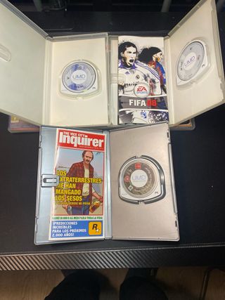 Consola PSP street negra + 6 Juegos