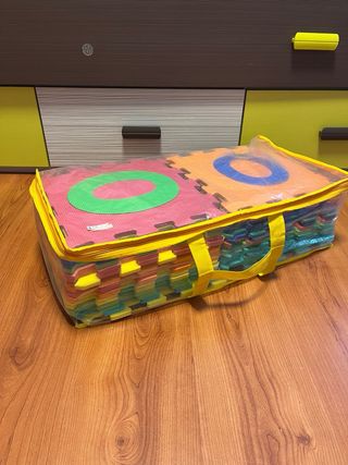 Tapete infantil puzzle letras