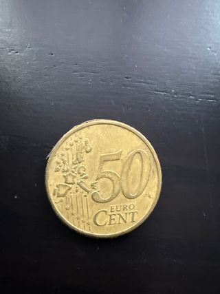Moneda 50 céntimos Grecia 2002