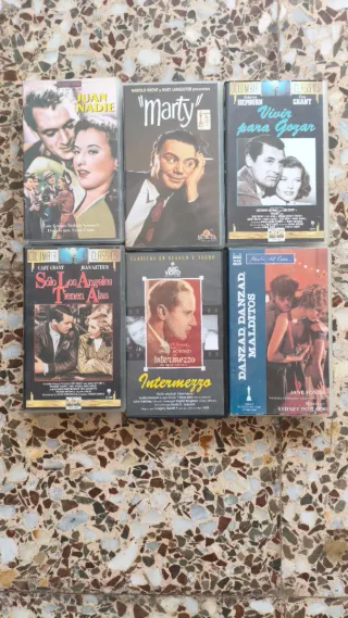 LOTE 21 PELÍCULAS VHS CINE CLÁSICO AVENTURA DRAMA