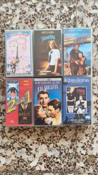 LOTE 21 PELÍCULAS VHS CINE CLÁSICO AVENTURA DRAMA